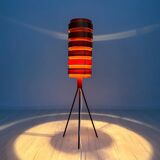 1960s vintage Danish bentwood teak floor lamp