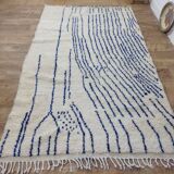 Handmade Berber wool mrirt rug 266 X 155 CM