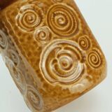 scheurich mid century VASE 1960s decor jura ochre glaze model 282-16