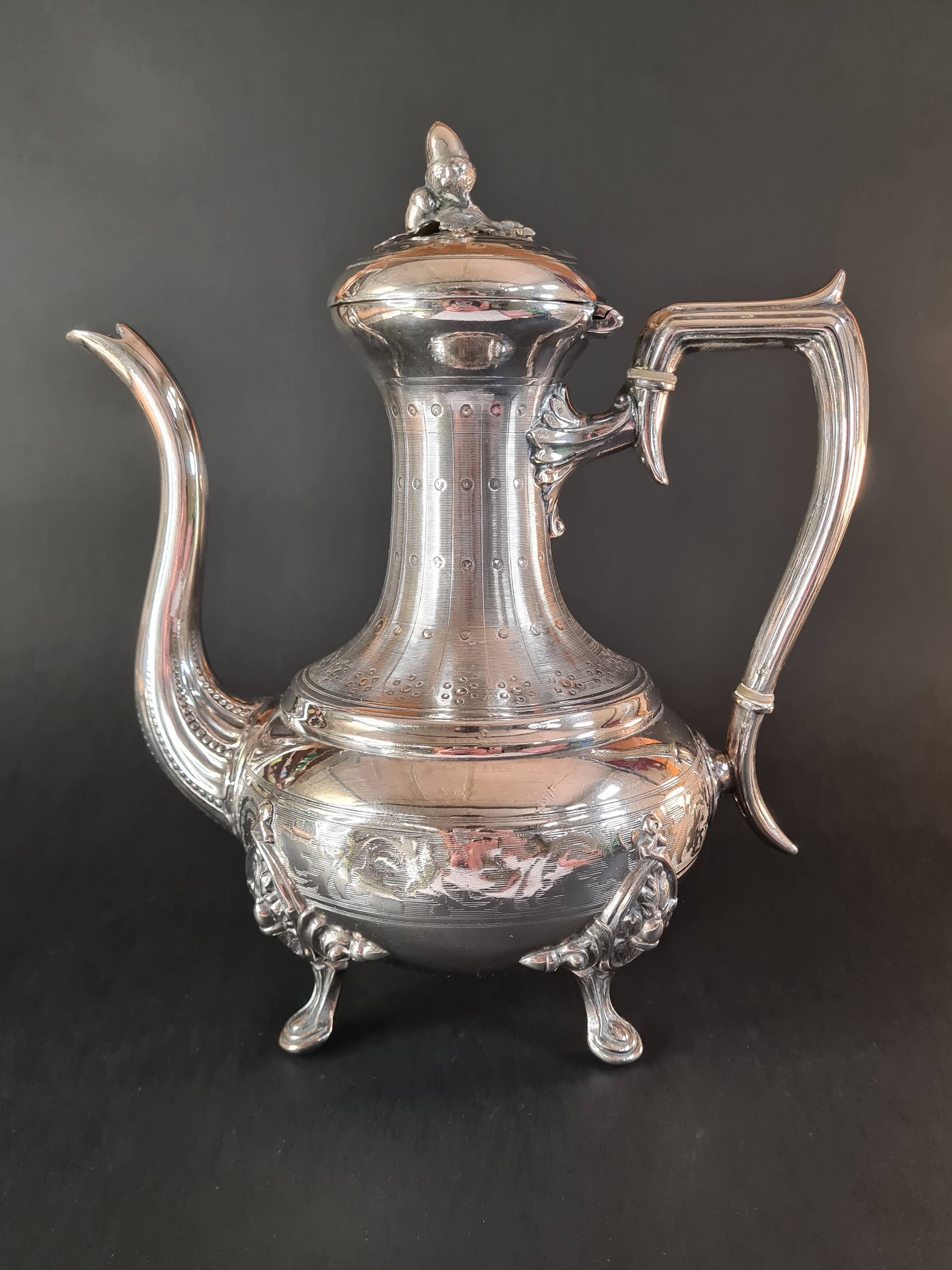Antique silver-plated pitcher – Louis XVI style