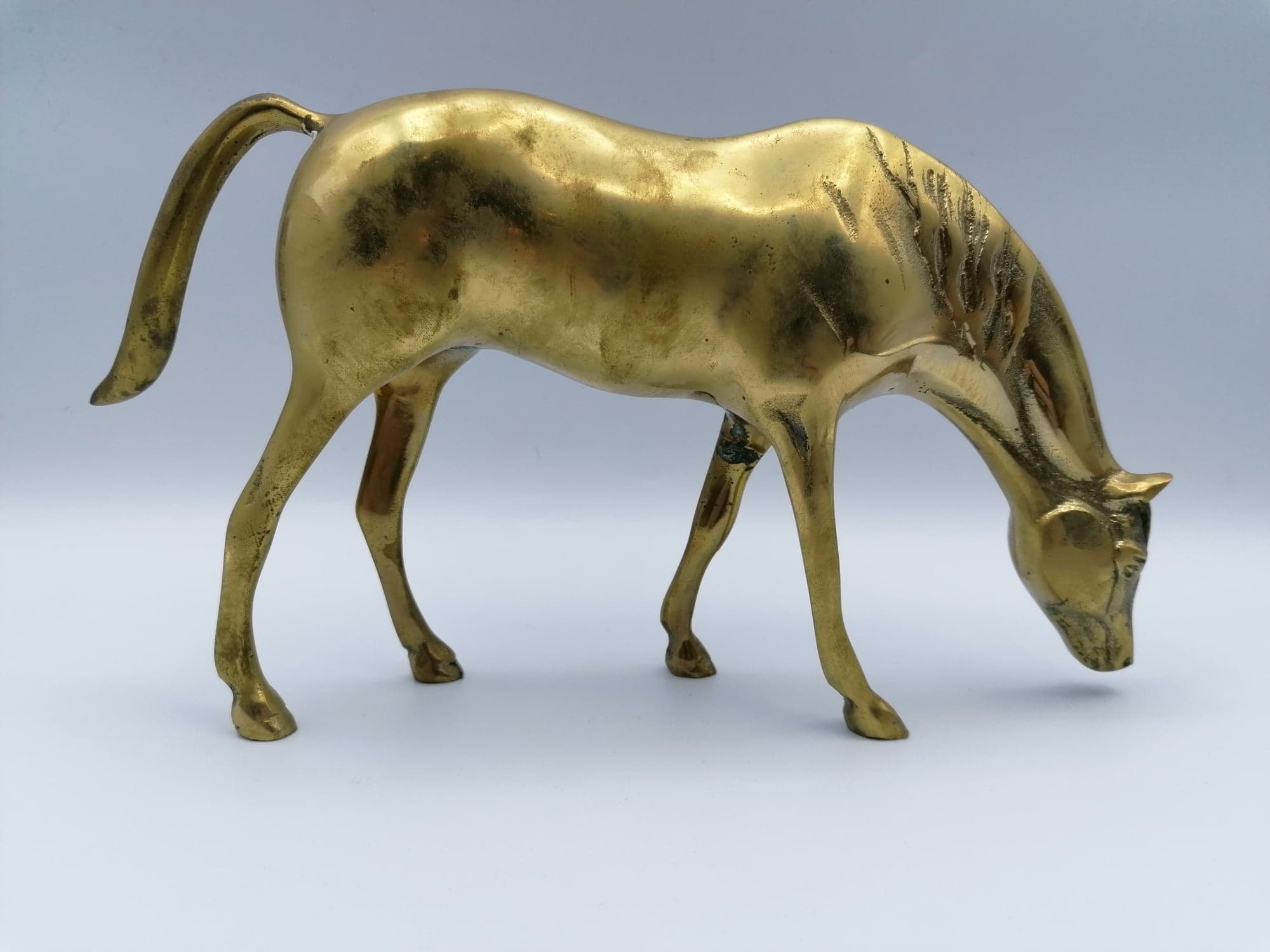 Brass horse