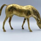 Brass horse