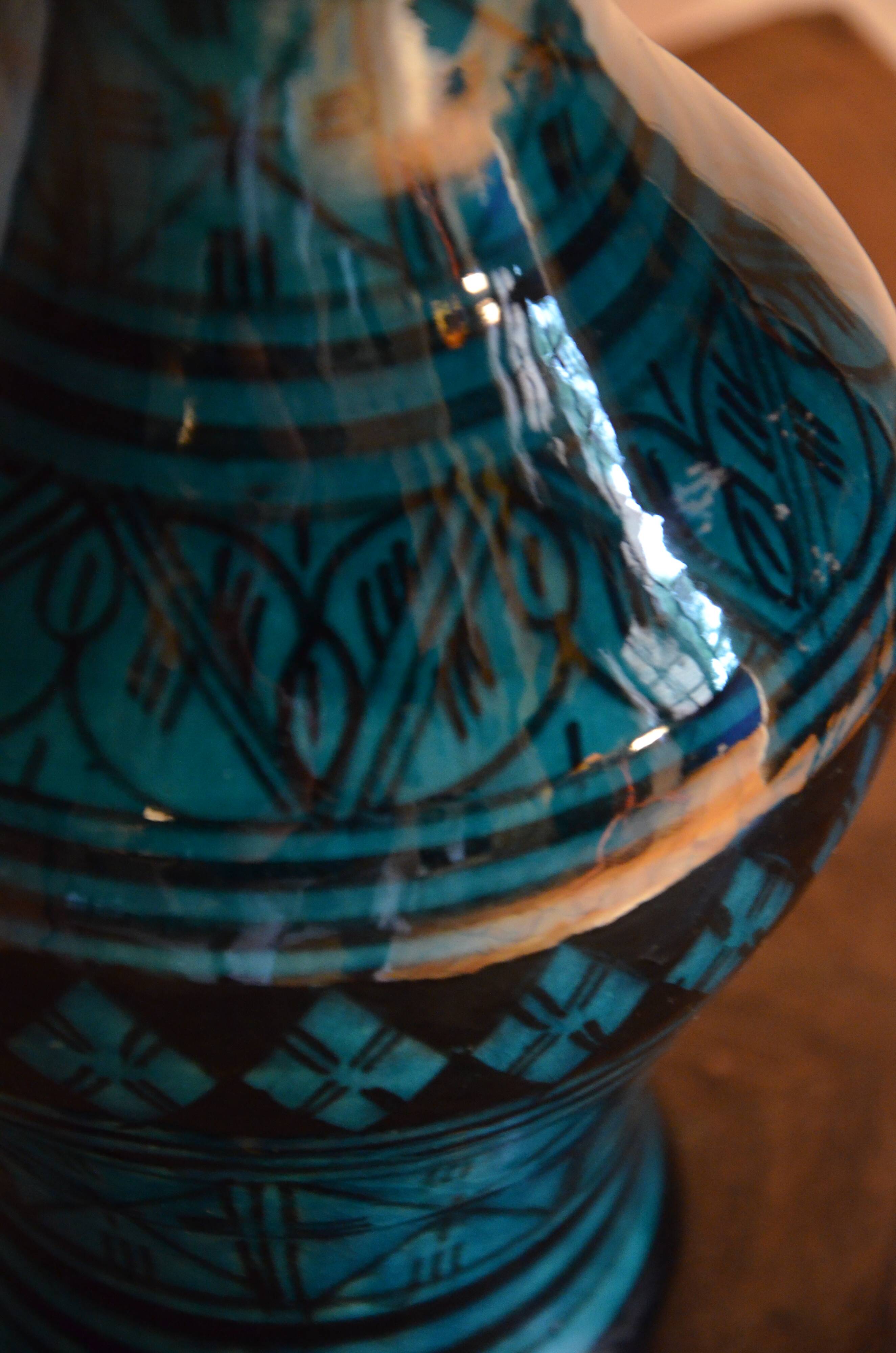 Moroccan Safi ceramic vase