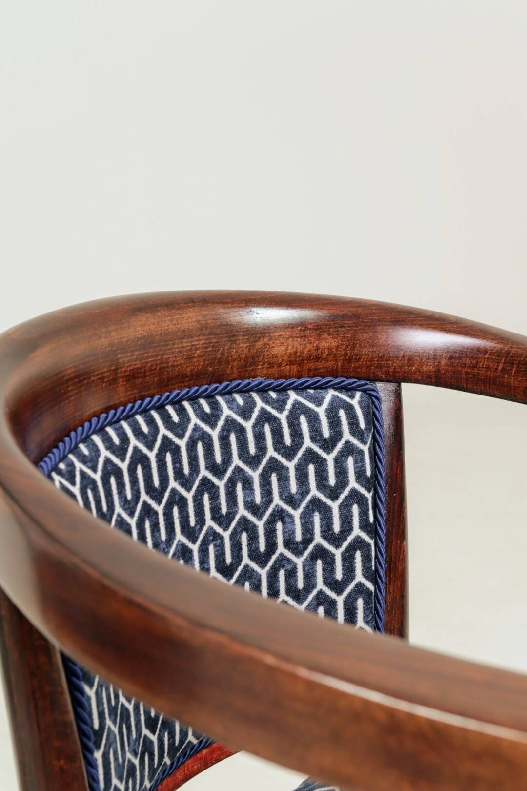 Art deco set two armchair by Thonet, 1910s full refurbished