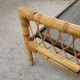 Pair of vintage rattan twin bed