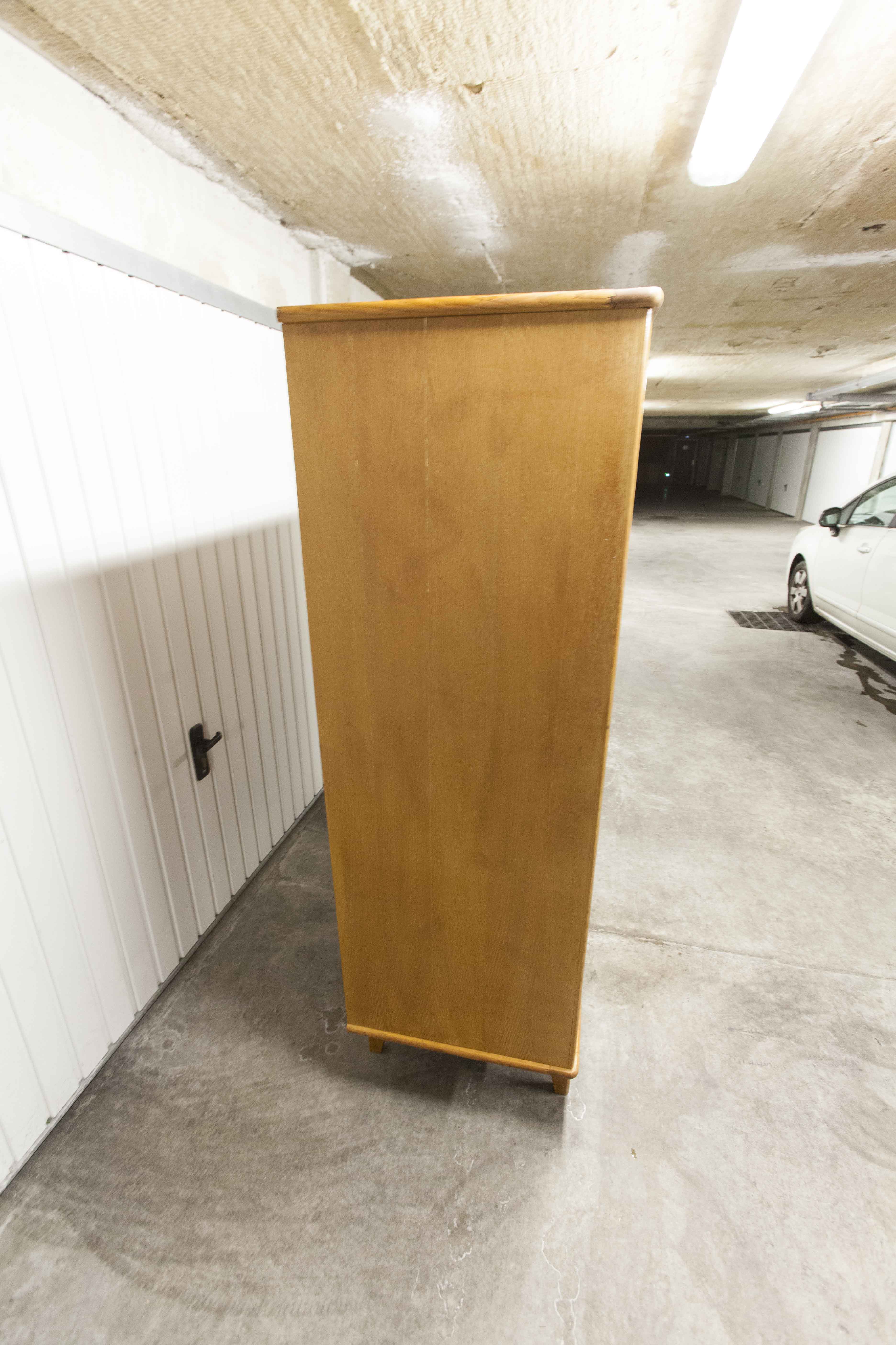Scandinavian wardrobe 2 sliding doors 1960