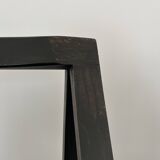 Pair of wooden folding chairs in the style of Aldo Jacober