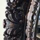 Oval mirror on an 18th century frame