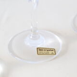 Set of 3 wine glasses, crystal