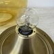 Mid-century Dijkstra  glass ceiling lamp space age, 1970’s