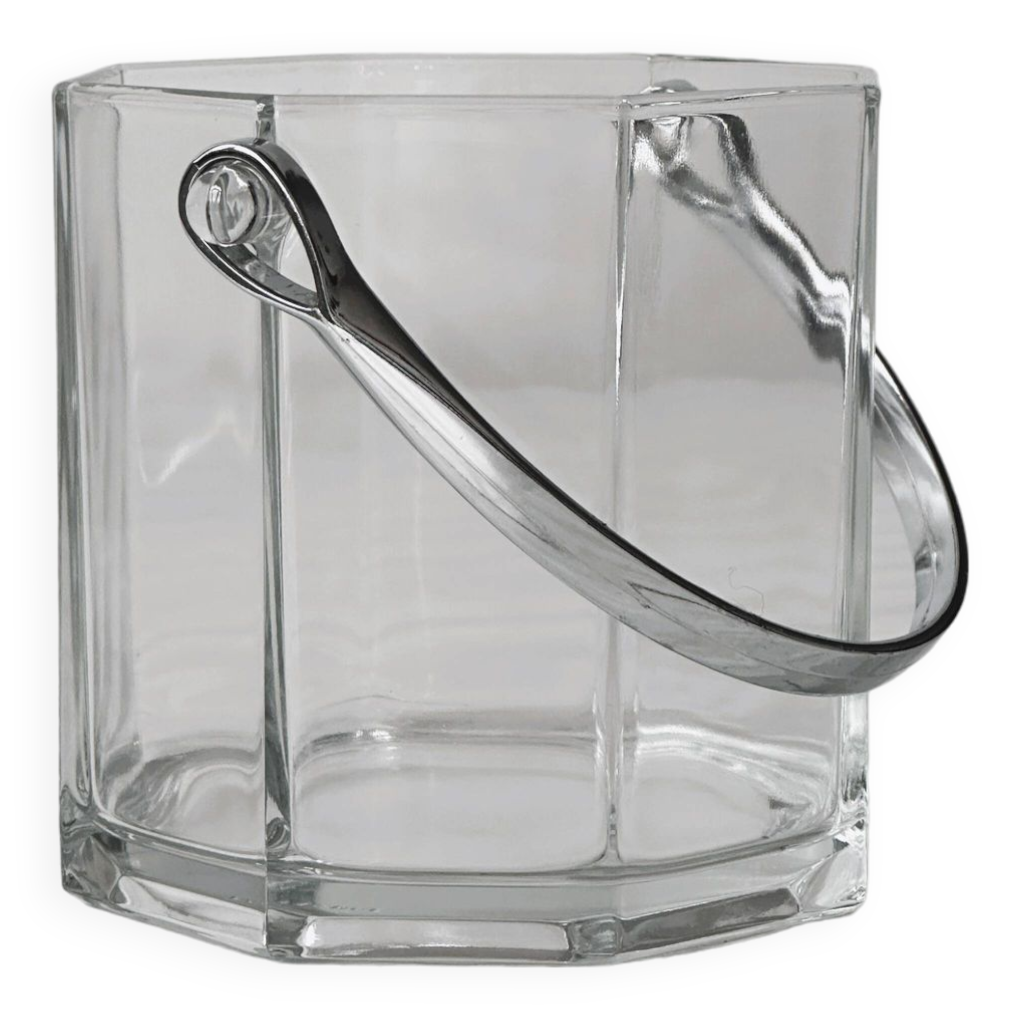 Seau à glace en verre épais Octime.