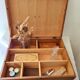 Old oak sewing box