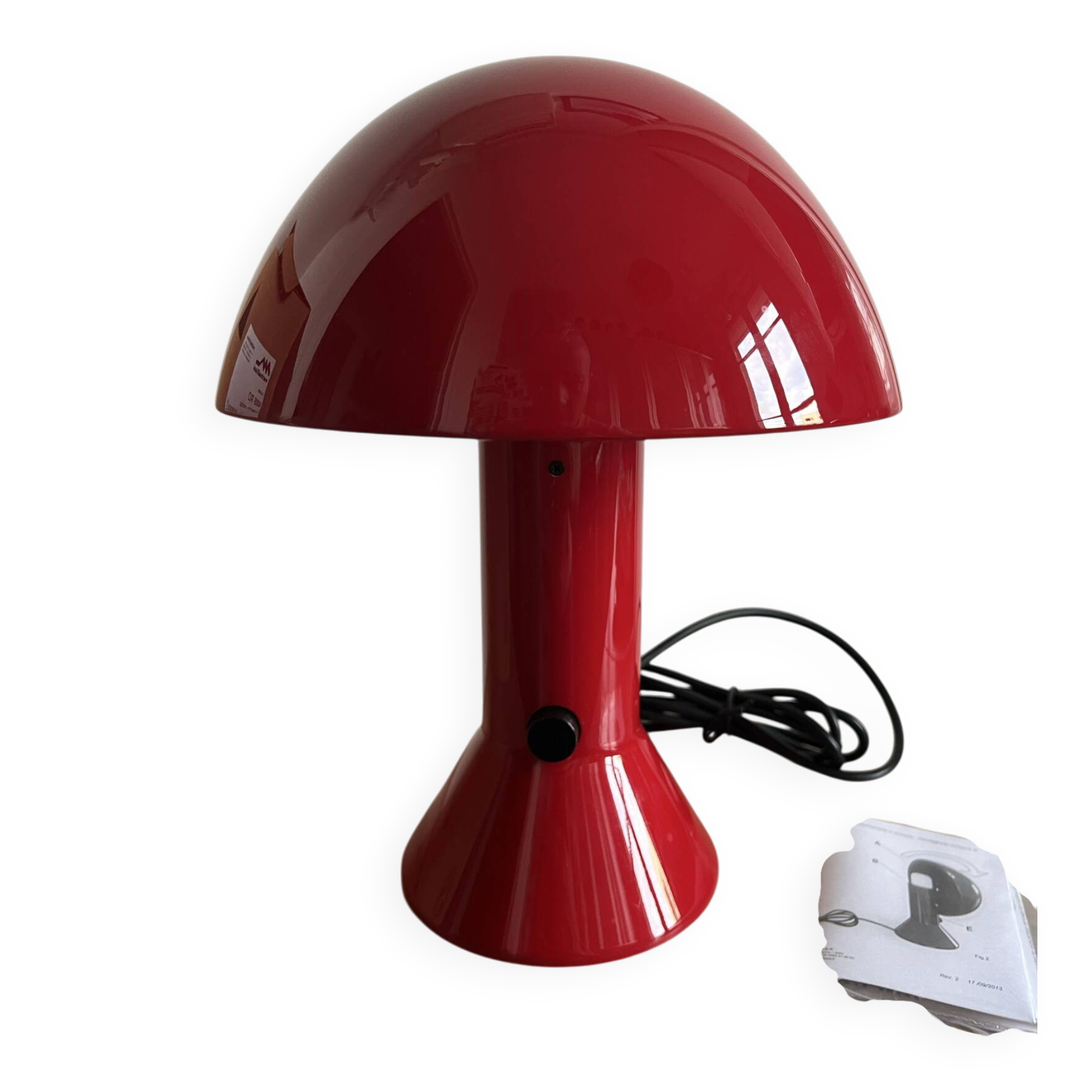 Martinelli Elmetto red lamp