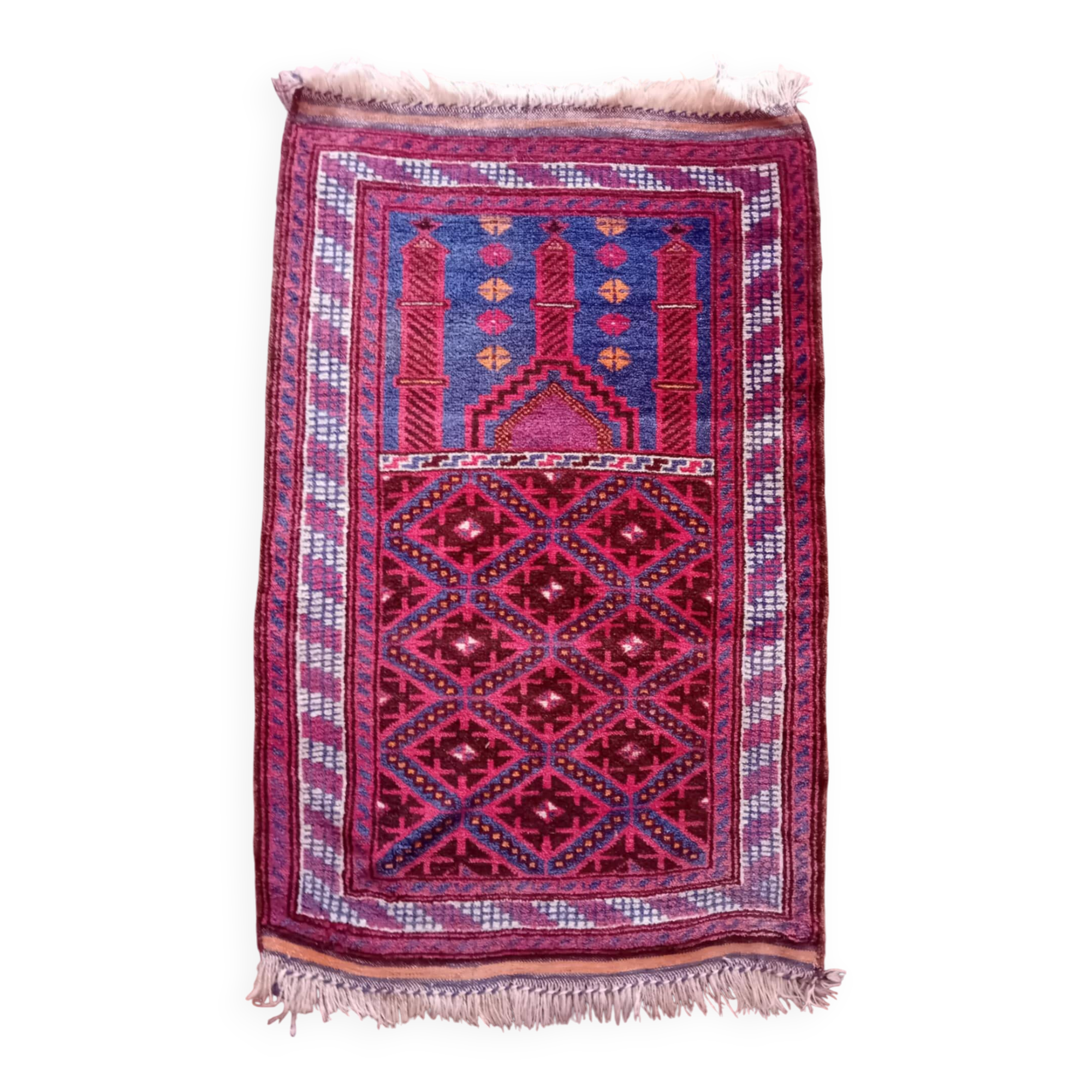 Handmade Afghan Beluch rug