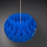 Danish Modern style blue acrylic lamp