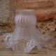 Glass tulip for lamp
