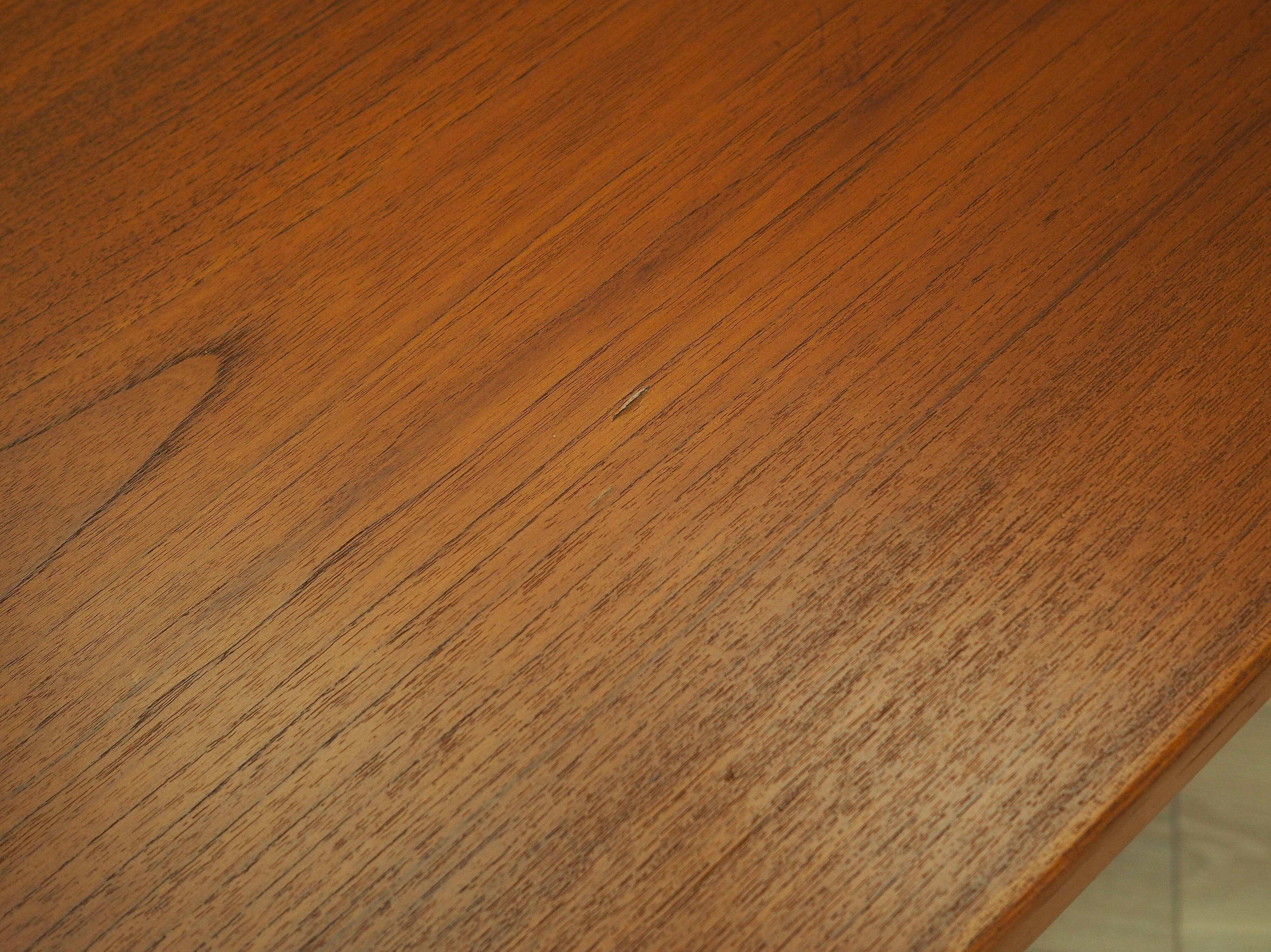 Teak extending dining table Henning Kjærnulf, Vejle, 1960s