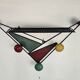 Wall-mounted coat rack attributed to Mathieu Matégot – France, 1950s
