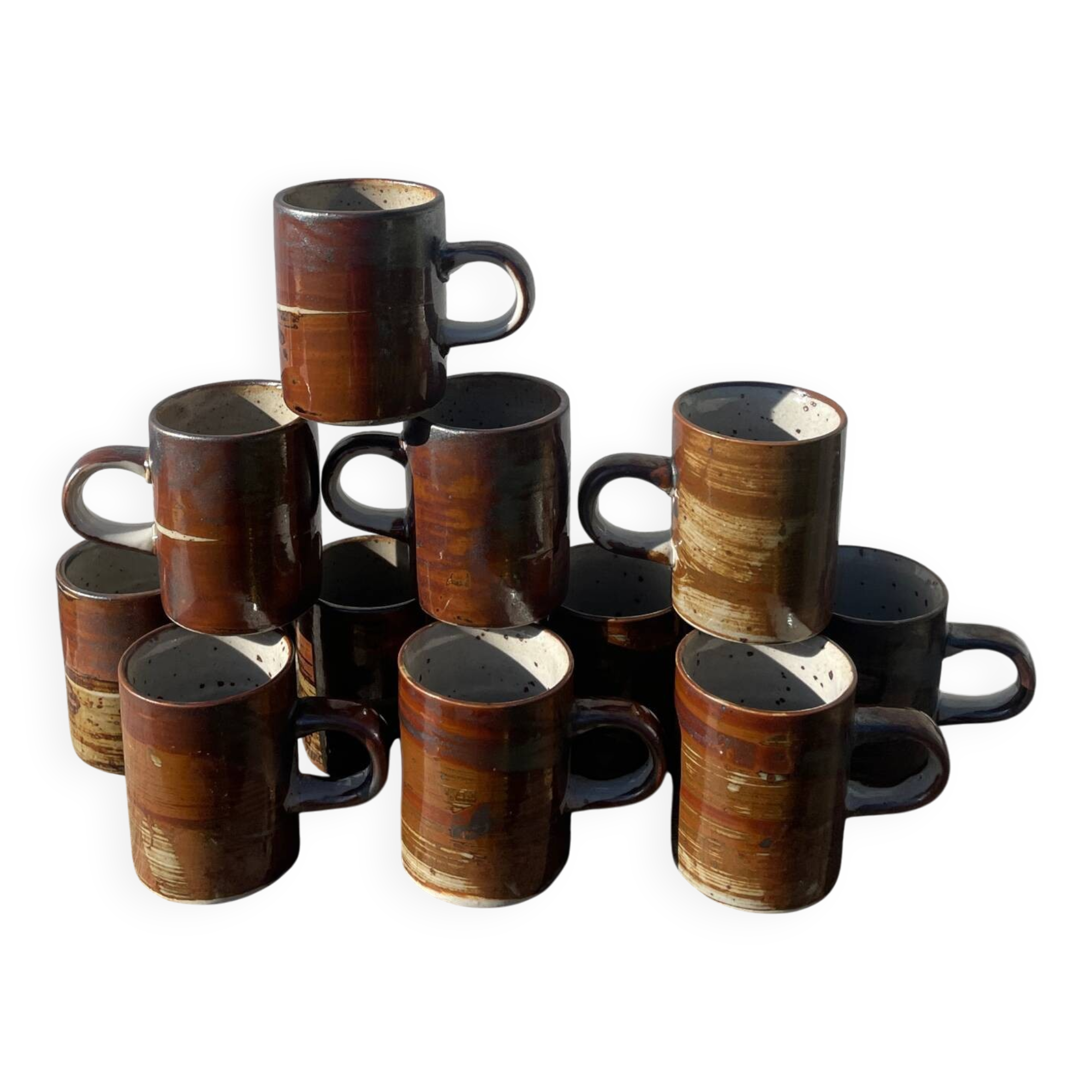 10 unique ceramic/stoneware coffee cups