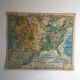 Vintage school map United States N°33 Editions Hatier by M.Peyre