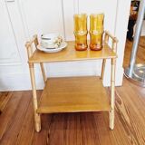 Rattan bedside