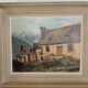 Oil painting on panels / Grange Hautes Pyrénées