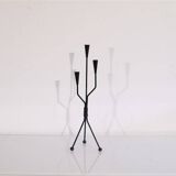 Scandinavian metal candle holder 1970