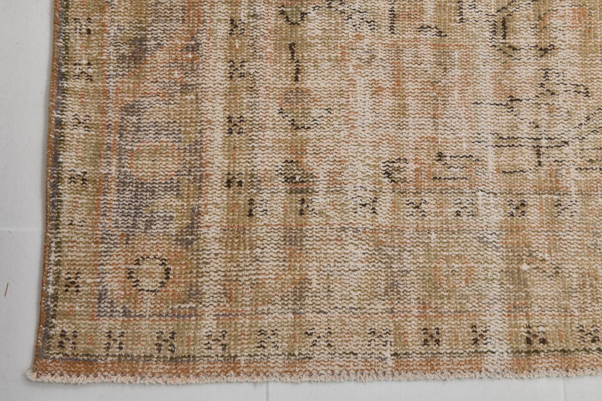 7X11 Pale Orange Beige Turkish Aea Rug, 202x320Cm SK 21060