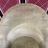 Almond green toad armchair