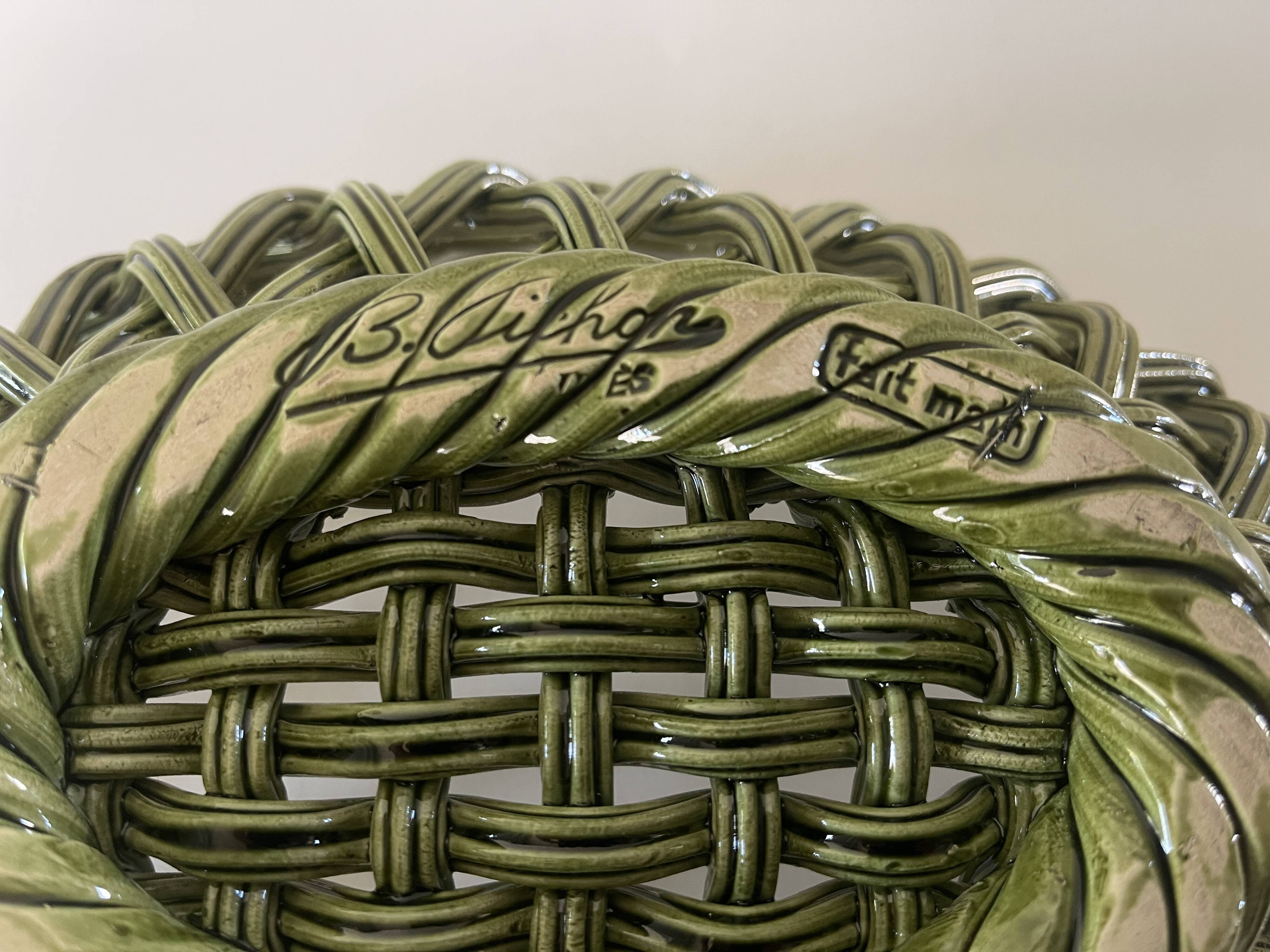 Braided ceramic cup b pichon uzes