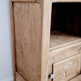 Art deco style oak bedside table from the 1920s