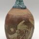 Stoneware vase with effect, unique piece signed by poteries des mostuéjouls