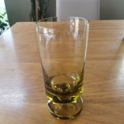 Vintage green glass lemonade set