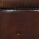 Vintage club armchair made of sheep leather