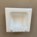 Built-in ceramic wall soap dish