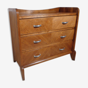 Chest of drawers Oak of the 1950s vintage