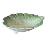 Plat vintage feuille de chou