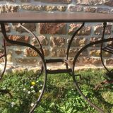 Ensemble de jardin en fer forgé