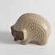 Scandinavian Modern zigzag patterned Earthenware Hedgehog, 1960s