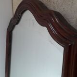 Louis Philippe mirror, mahogany, gendarme hat