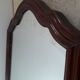 Louis Philippe mirror, mahogany, gendarme hat
