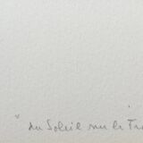 François ARNAL 1924-2012. Sun on the Cold, 1985. Lithograph.