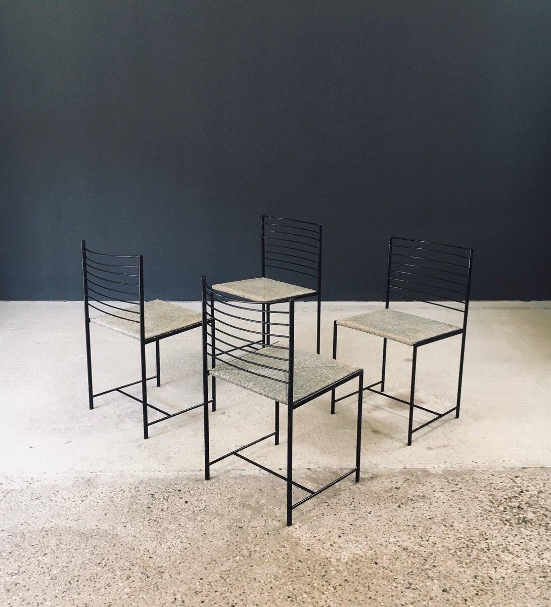 Postmodern Alice Dining Chairs from Cidue, Italy, 1980s, Set of 4