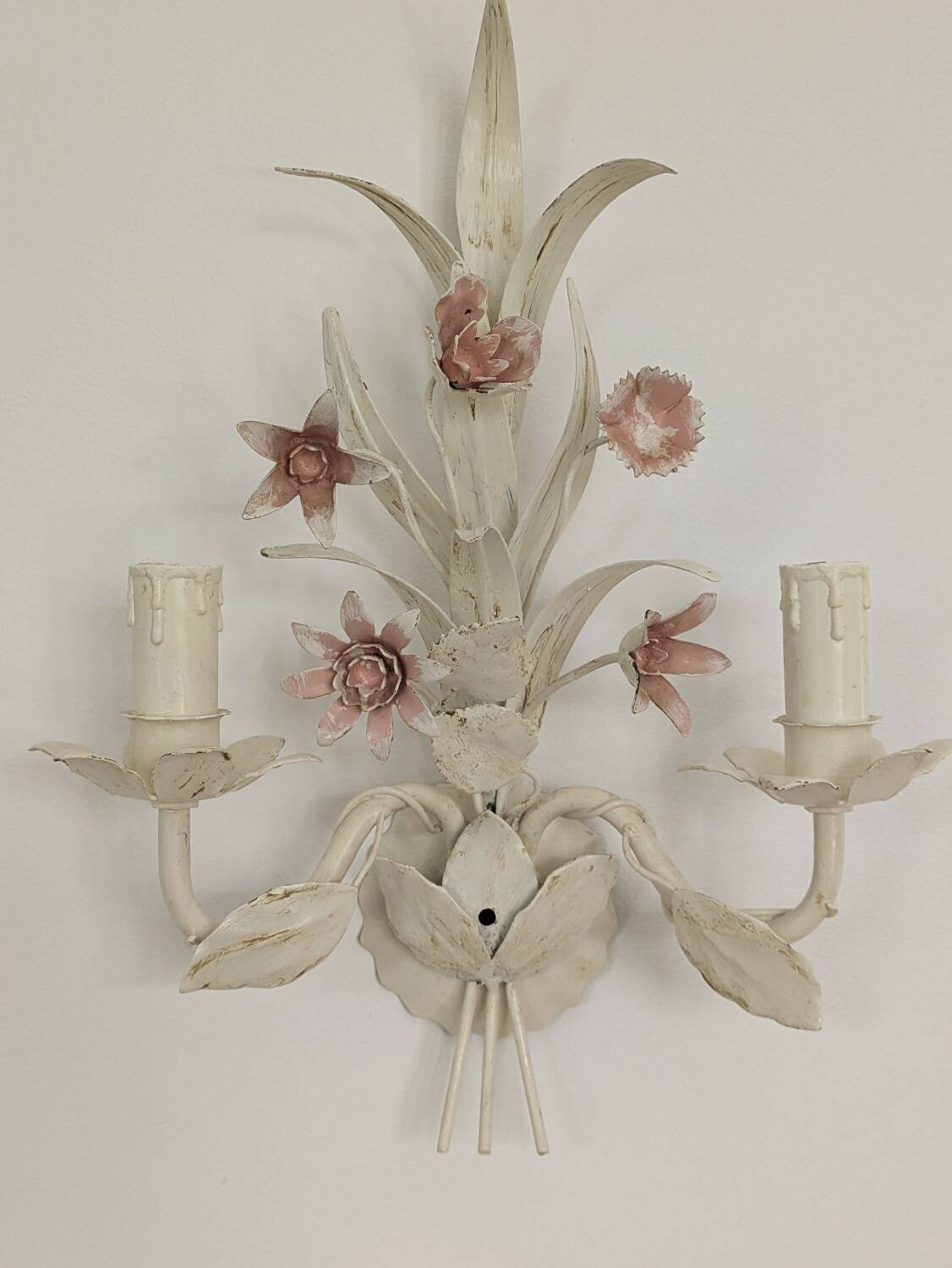 Shabby chic wall lights