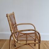 Fauteuil rotin enfant