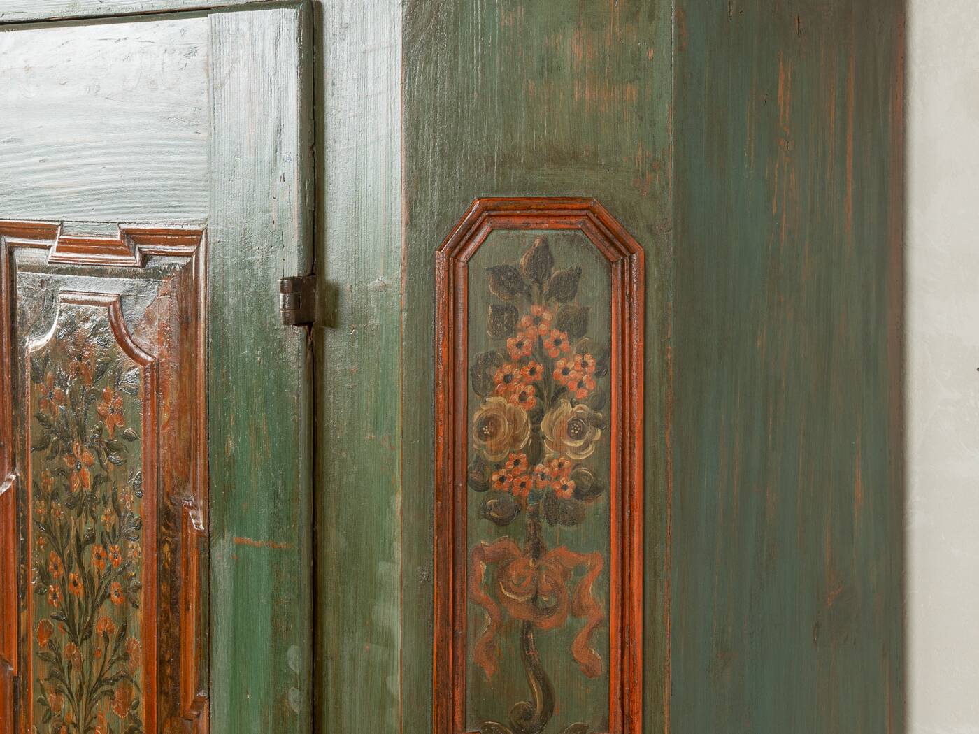 antique farmhouse cabinet, vintage
