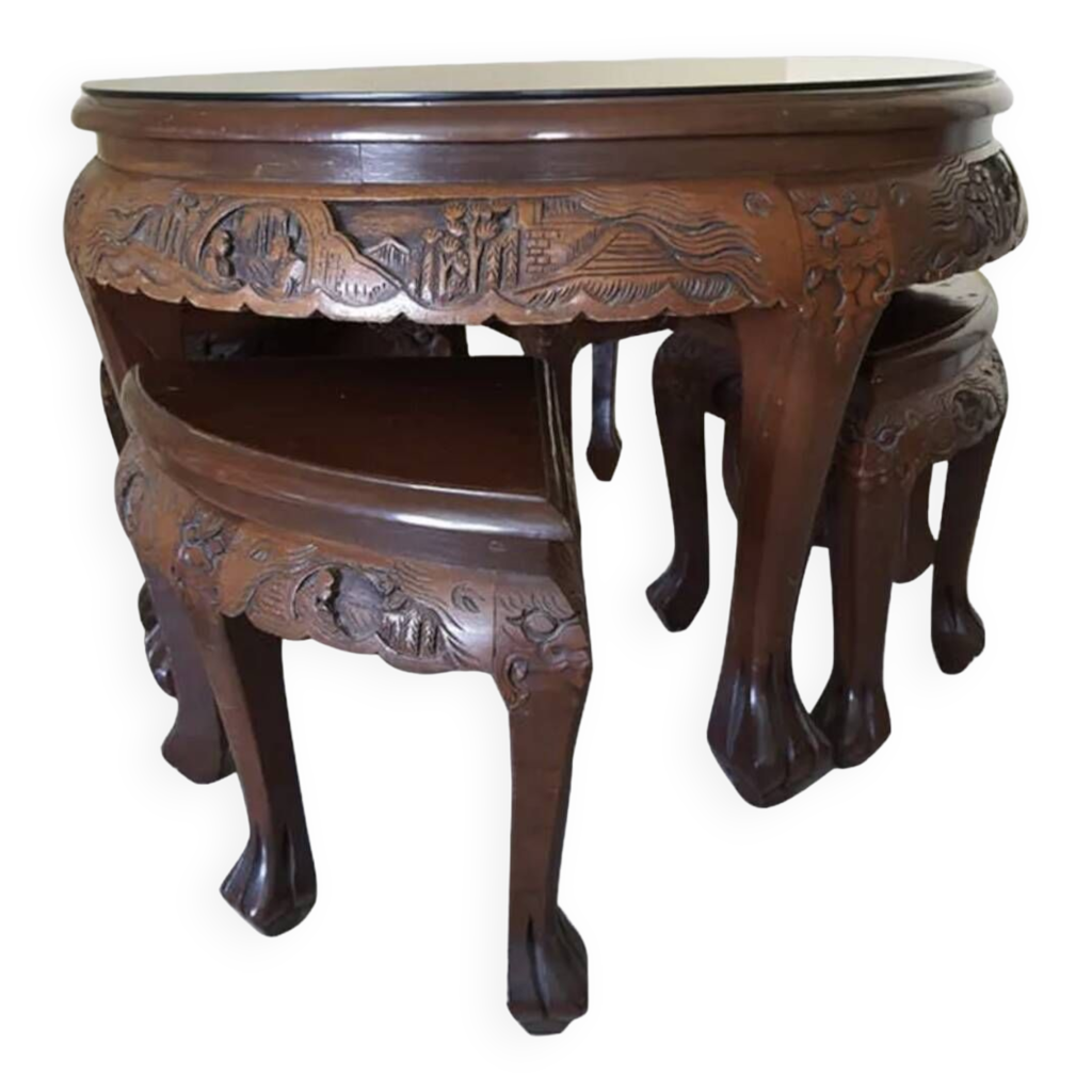 Coffee table with built in stools hotsell