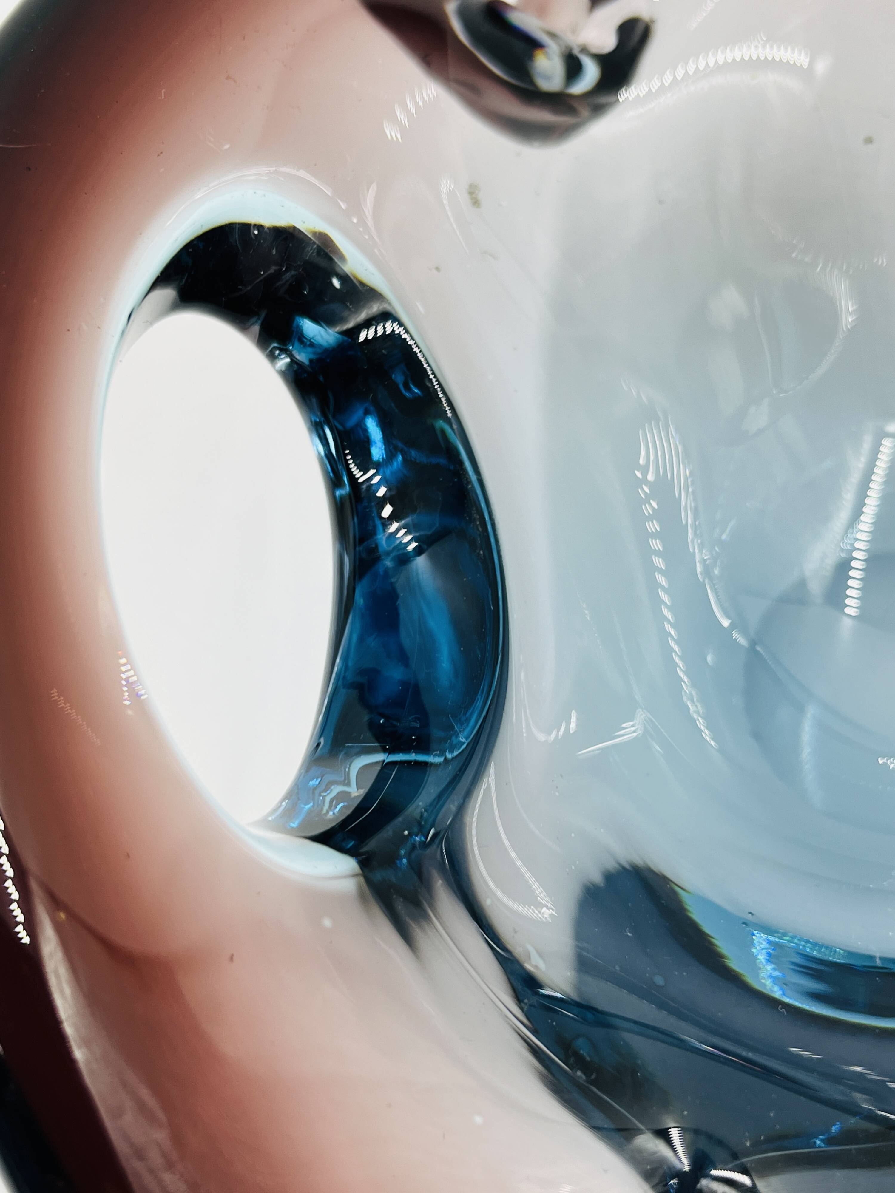 Murano Sommerso Ashtray Bowl – Flavio Poli for Seguso