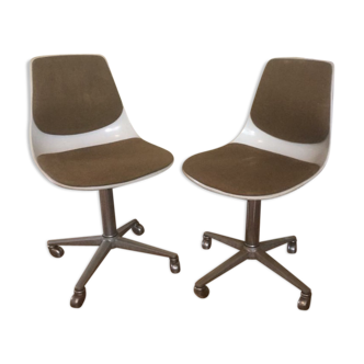 Pair armchairs of Wilkhahn 70