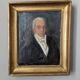 Old portrait oil on canvas country decoration
